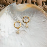 Blooming Pearl Cluster Earrings