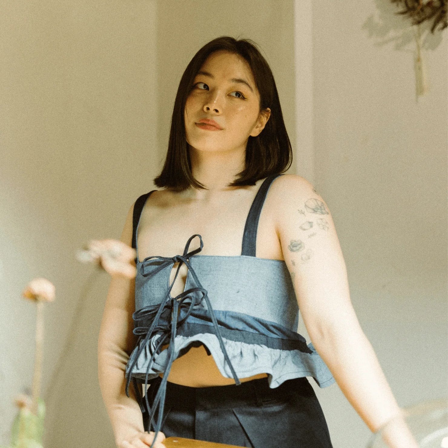 Laro 4-Way Peplum Top